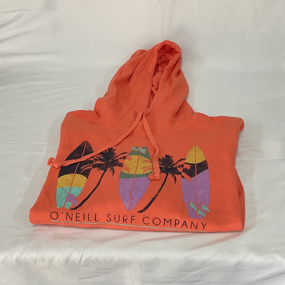 NWT Woman’s O'Neill Bright Orange Surf Hoodie